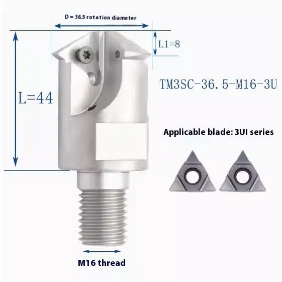 6036 SMT Deep Hole Thread Milling Toolholder Machining Center Single Thread Internal Coolant Milling Tool U-Thread Toolholder 11UI 16UI Shandong Denso Pricision Tools Co.,Ltd.